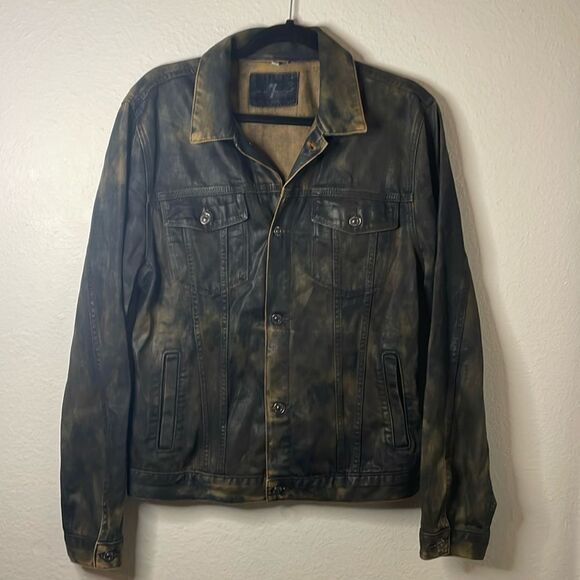 7 For All Mankind Jackets & Blazers - 7 for all man kind jean jacket camo Size M